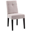 STUHL Cord Schwarz, Altrosa Buche massiv  - Schwarz/Altrosa, KONVENTIONELL, Holz/Textil (47,5/91,5/63cm) - home24
