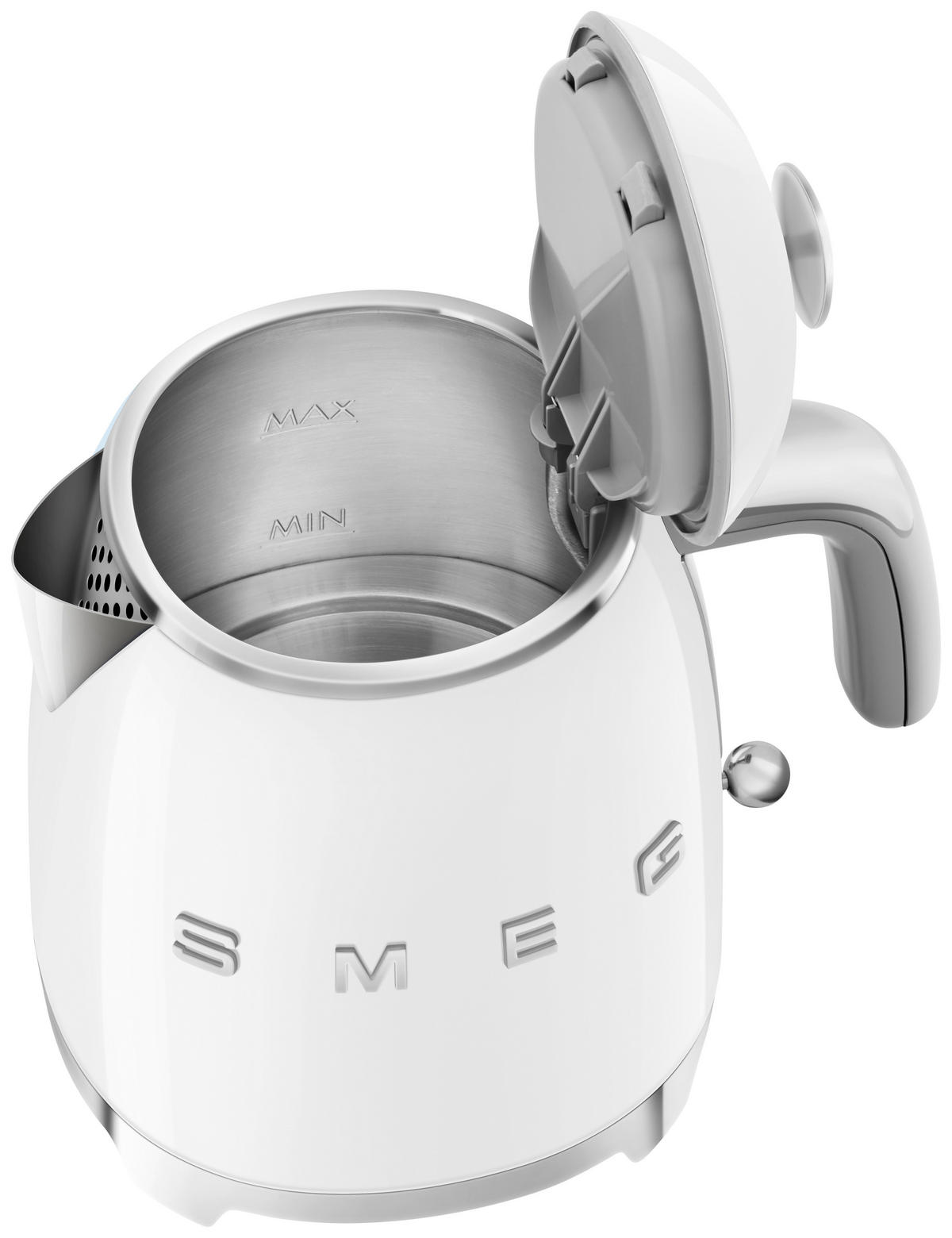 WASSERKOCHER 0.8 l  - Weiss, Basics, Metall (20/20/15cm) - SMEG