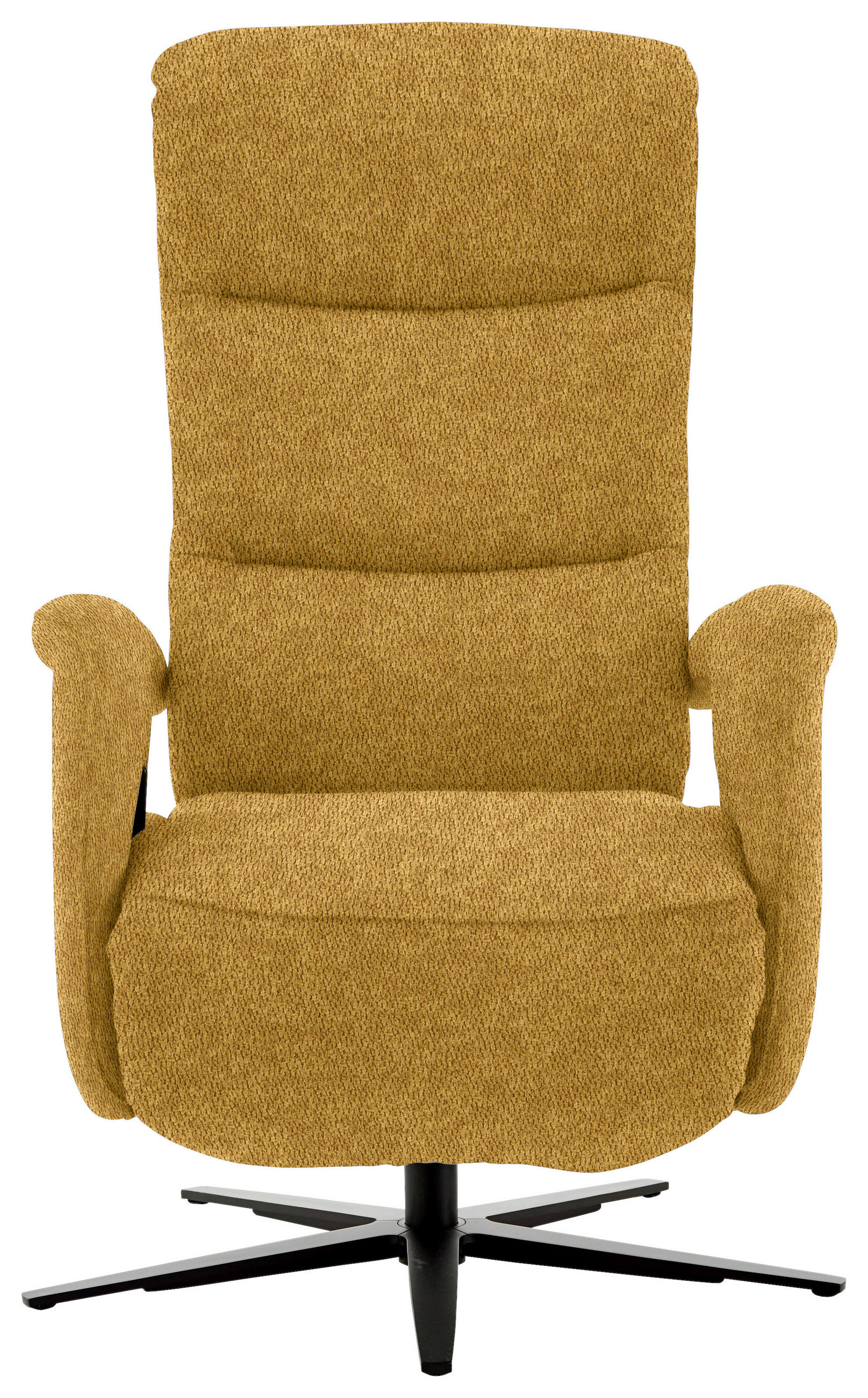 RELAXSESSEL in Textil Goldfarben, Currygelb  - Currygelb/Goldfarben, Design, Textil/Metall (71/112/83-176cm) - Beldomo Style