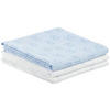 STOFFWINDEL   Ekologisk 3-teilig  - Blau/Weiß, Basics, Textil (80/80cm) - Avelia