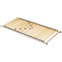 LATTENROST 90/200 cm Mittelzone verstellbar, Buche  - Naturfarben, Basics, Holz (90/200cm) - Boxxx