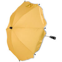 KINDERWAGENSONNENSCHIRM EASY FIT  - Currygelb/Grau, Basics, Kunststoff/Metall (75cm) - Jimmylee