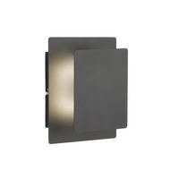 APLICĂ DE PERETE CU LED - negru, Design, plastic/metal (18/14/6,5cm) - Wofi