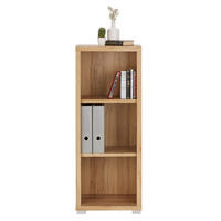 REGAL Eichefarben  - Eichefarben/Silberfarben, MODERN, Holzwerkstoff (44/112/36cm) - Xora