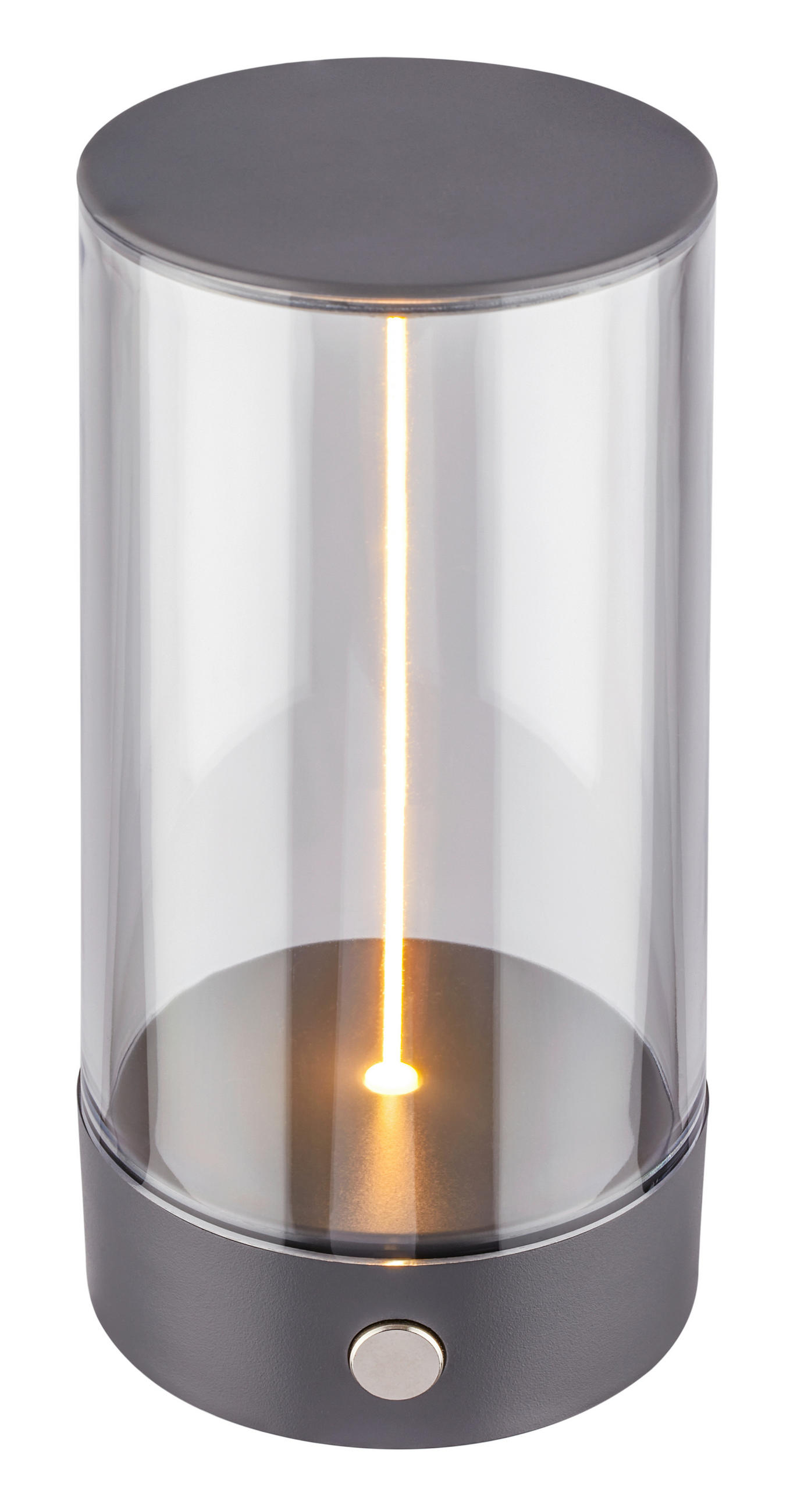 PUNJIVA STONA LAMPA - bež, Osnovno, plastika (7/14.5cm)