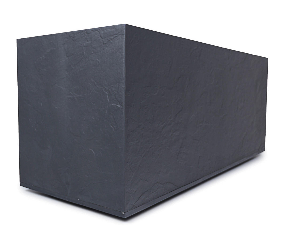 BLUMENKASTEN  - Anthrazit, Basics, Kunststoff (100/43/40cm)
