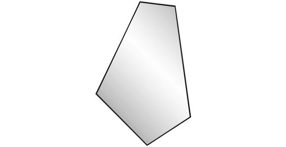 WANDSPIEGEL 51/75/2,5 cm    in Freiform  - Schwarz, Trend, Glas/Holzwerkstoff (51/75/2,5cm) - Landscape