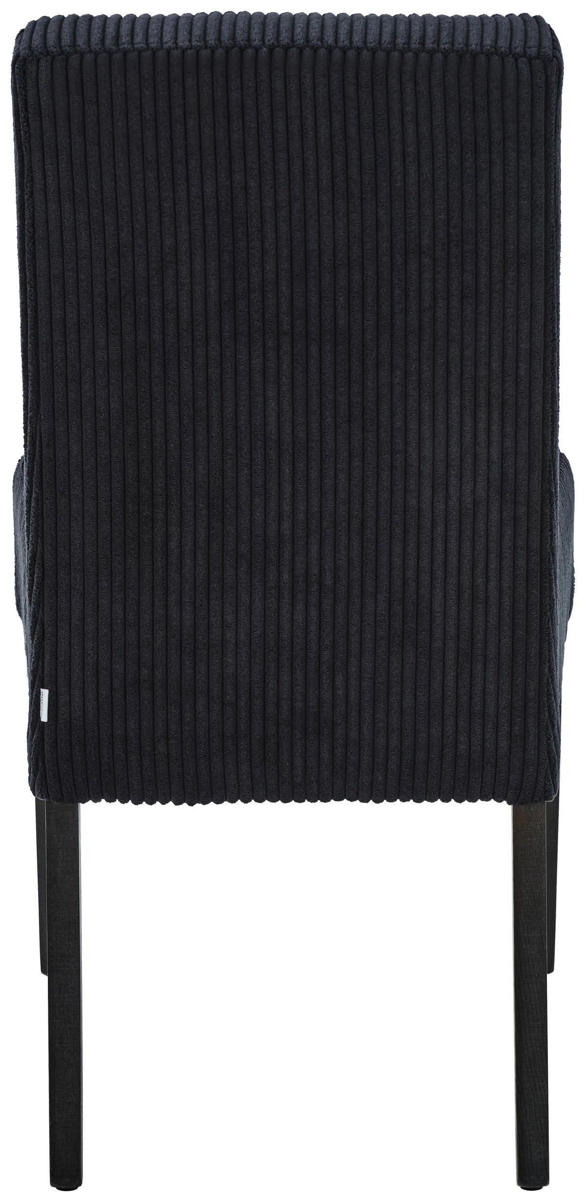 STUHL Webstoff Schwarz Buche massiv  - Wengefarben/Schwarz, MODERN, Holz/Textil (48/95/62cm)