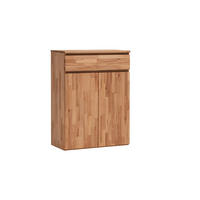 SCHUHSCHRANK Kernbuche massiv Kernbuche  - Kernbuche, Natur, Holz (80/107/39cm) - Linea Natura