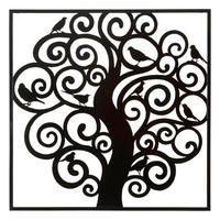 DEKORACE NA ZEĎ 70/70/1 cm  - Basics, kov (70/70/1cm)