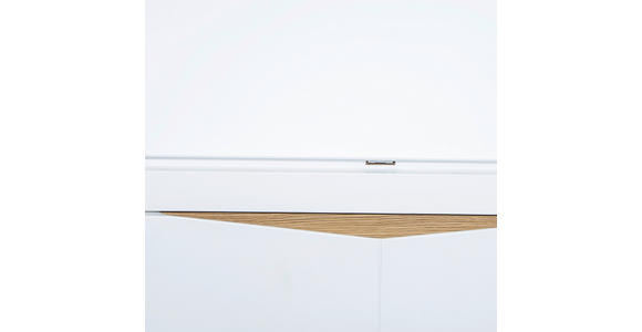 SEKRETÄR Stauraum - Eichefarben/Weiß, MODERN, Holz/Holzwerkstoff (96,5/113,5/40-76cm) - Venda