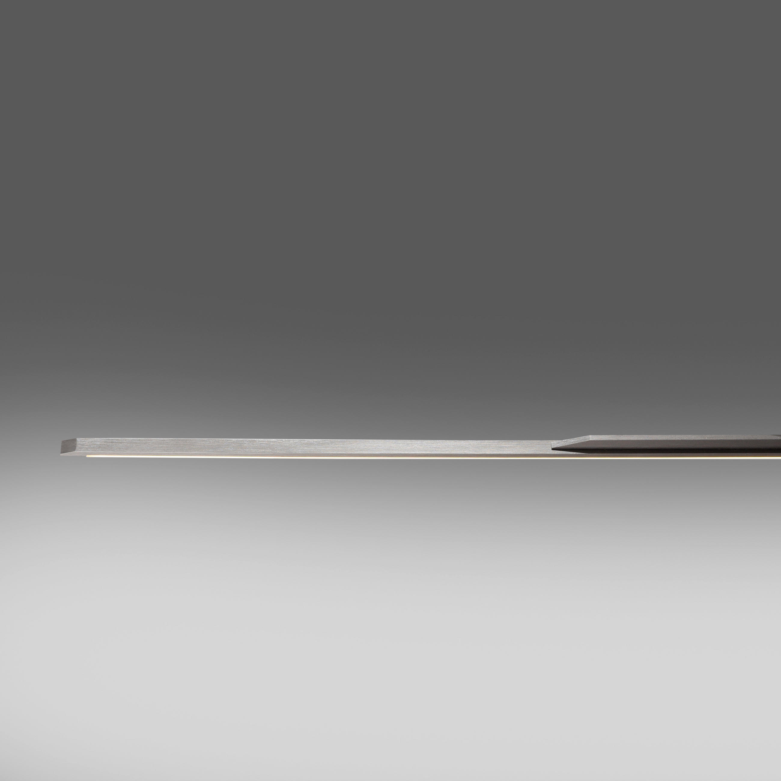 LED-HÄNGELEUCHTE 160/2,5/150 cm  - Grau, Design, Kunststoff/Metall (160/2,5/150cm) - Neuhaus PURE