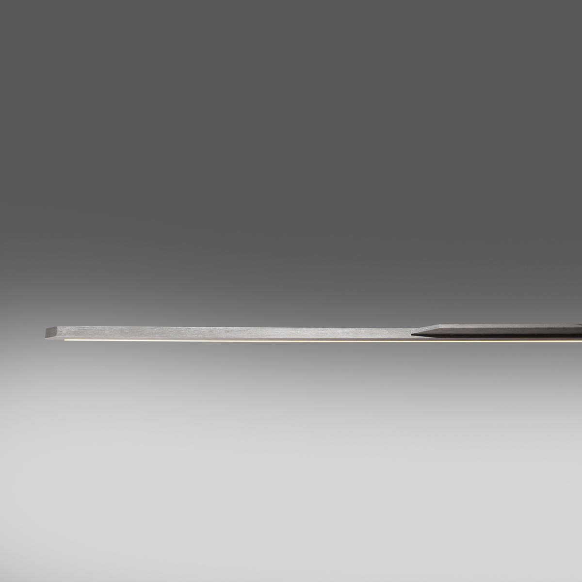 VISEČA LED-SVETILKA  PURE SURFACE 29 W//3000 K/230 V/ - siva, Design, kovina/umetna masa (160/2,5/150cm)