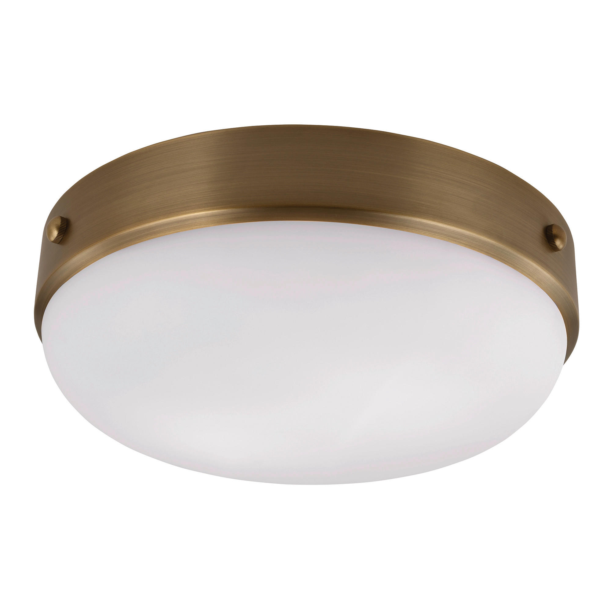 STROPNÉ SVIETIDLO, 33/11.7 cm  - mosadzná, Konventionell, kov/sklo (33/11.7cm) - Elstead Lighting