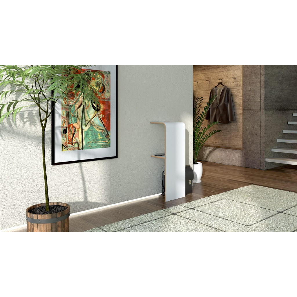 Thumbnail - Tojo Wandregal, Weiß, Holzwerkstoff, 31x85x25 cm, hängend, Küchen, Küchenmöbel, Küchenregale