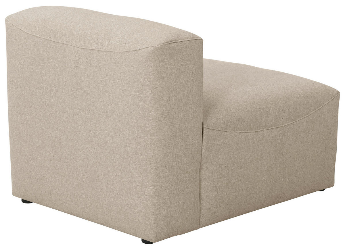 SOFAELEMENT Flachgewebe Creme  - Creme, Design, Kunststoff/Textil (75/73/100cm) - Max Winzer