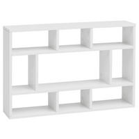 WANDREGAL 75/51/16 cm  - Weiß, KONVENTIONELL, Holzwerkstoff (75/51/16cm) - MID.YOU