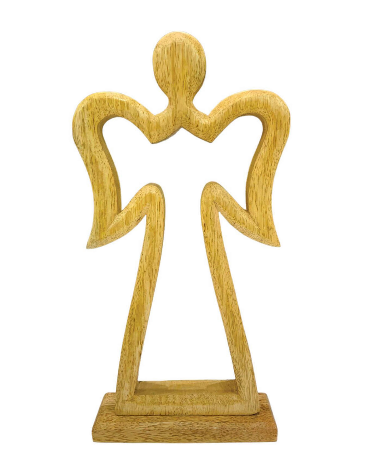DEKOENGEL  - Naturfarben, LIFESTYLE, Holz (11,5/22/5cm) - X-Mas