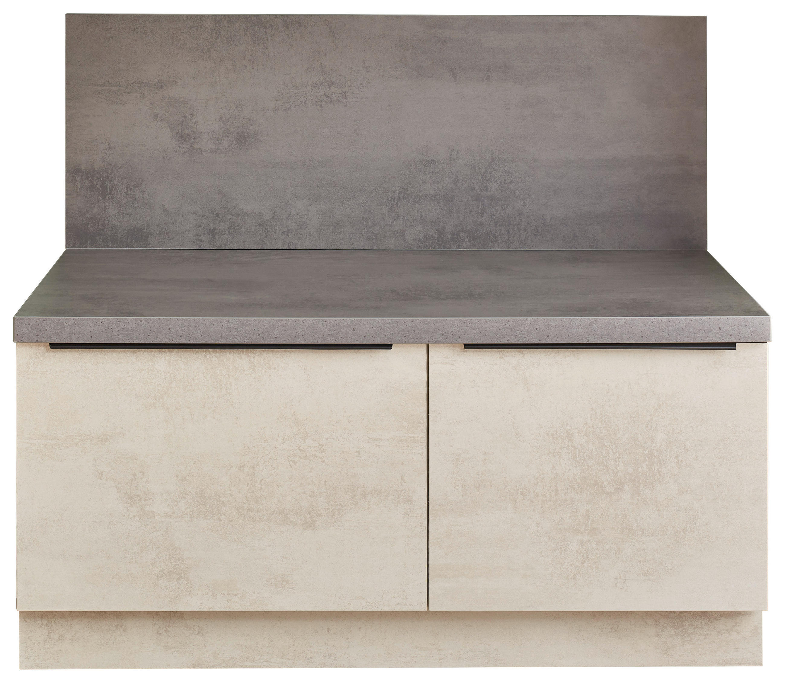 KÜCHENUNTERSCHRANK 110/94/60 cm  in Anthrazit, Weiß  - Anthrazit/Schwarz, Design, Holzwerkstoff/Kunststoff (110/94/60cm) - MID.YOU