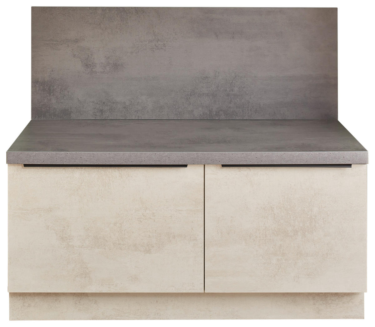 DONJI KUHINJSKI ELEMENT    - bijela/crna, Design, drvni materijal/plastika (110/94/60cm) - MID.YOU