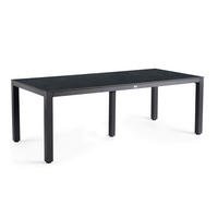 GARTENTISCH Metall, Kunststoff Anthrazit, Graphitfarben rechteckig  - Anthrazit/Graphitfarben, Basics, Kunststoff/Metall (280/100/75cm) - Tierra Outdoor