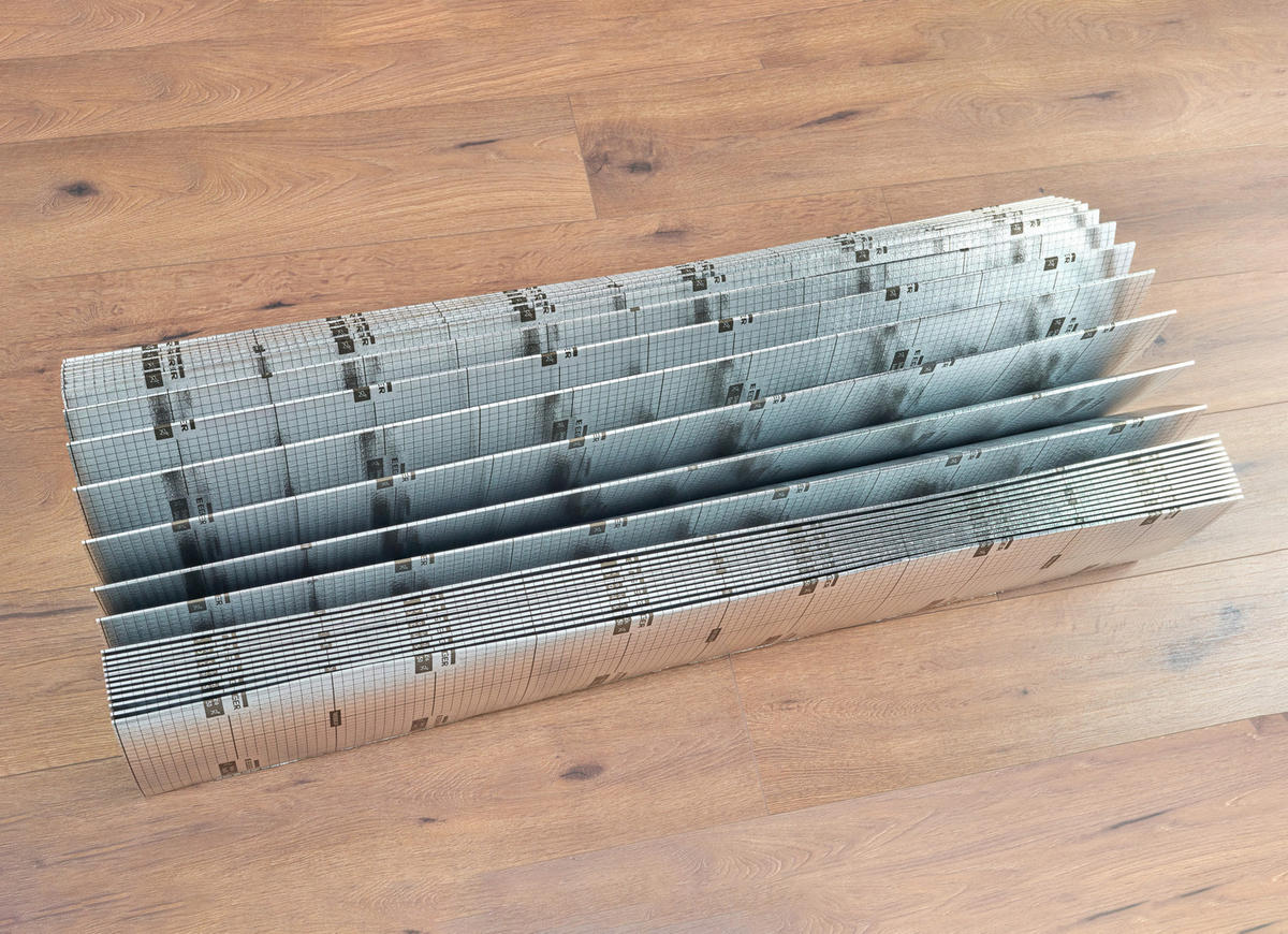 Unterlagsmatte silenzio EASYSD 120/24.5/10 cm  - Silberfarben, KONVENTIONELL, Kunststoff (120/24.5/10cm) - Egger Holzwerkstoffe