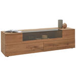 LOWBOARD  in 211/58/54 cm  - Eichefarben/Titanfarben, Natur, Glas/Holz (211/58/54cm) - Valnatura