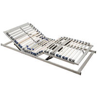 ELEKTRISCHER LATTENROST 90/200 cm  - Silberfarben/Naturfarben, KONVENTIONELL, Holz (90/200cm) - Sembella
