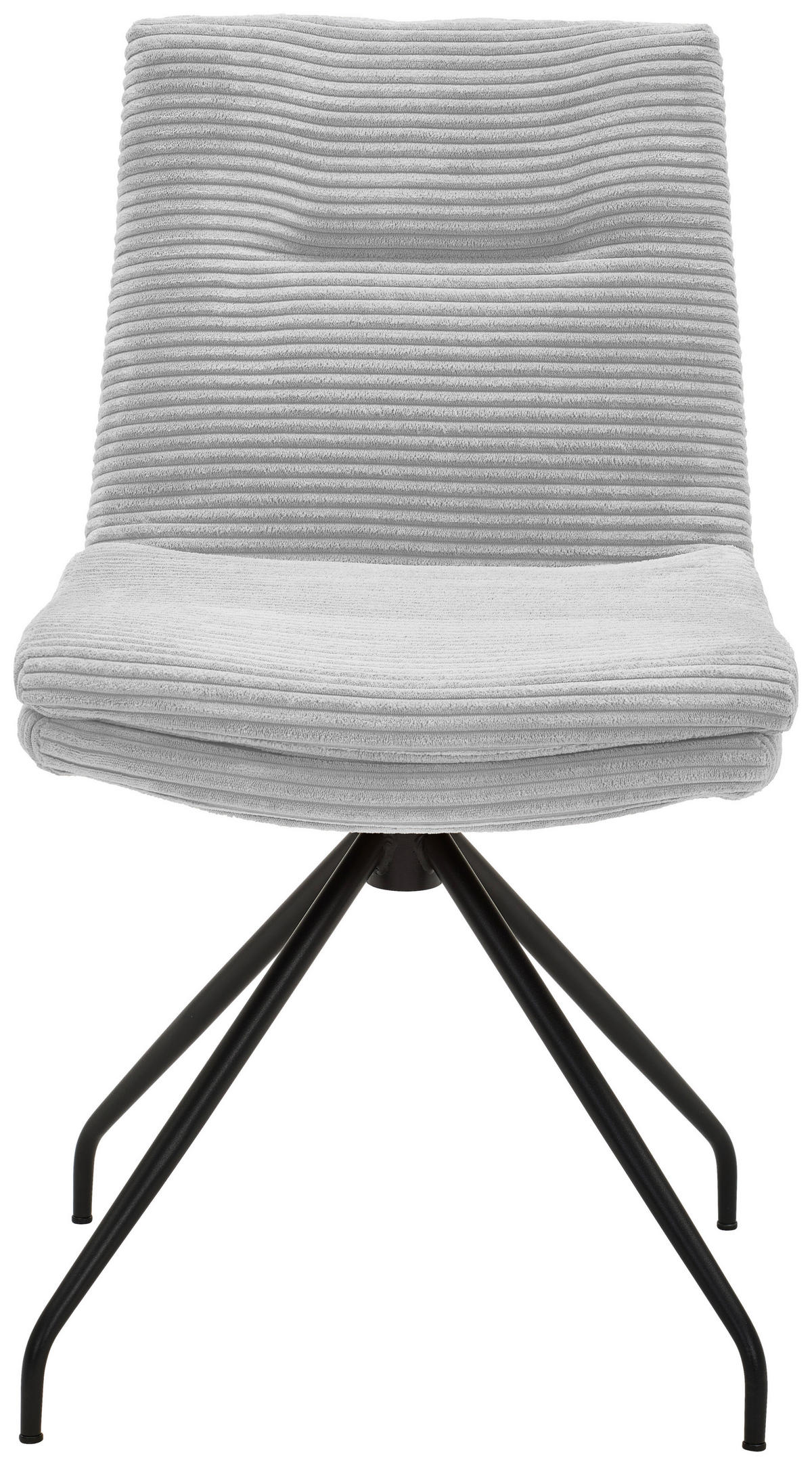 STUHL - Grauweiß/Schwarz, Design, Textil/Metall (50/85/64cm) - Musterring