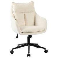 DREHSTUHL Webstoff Schwarz, Beige  - Beige/Schwarz, Modern, Kunststoff/Textil (58/85-93/58cm) - MID.YOU