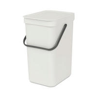 KOŠ ZA SMETI - svetlo siva, Basics, umetna masa (20/35.1/24.9cm) - Brabantia