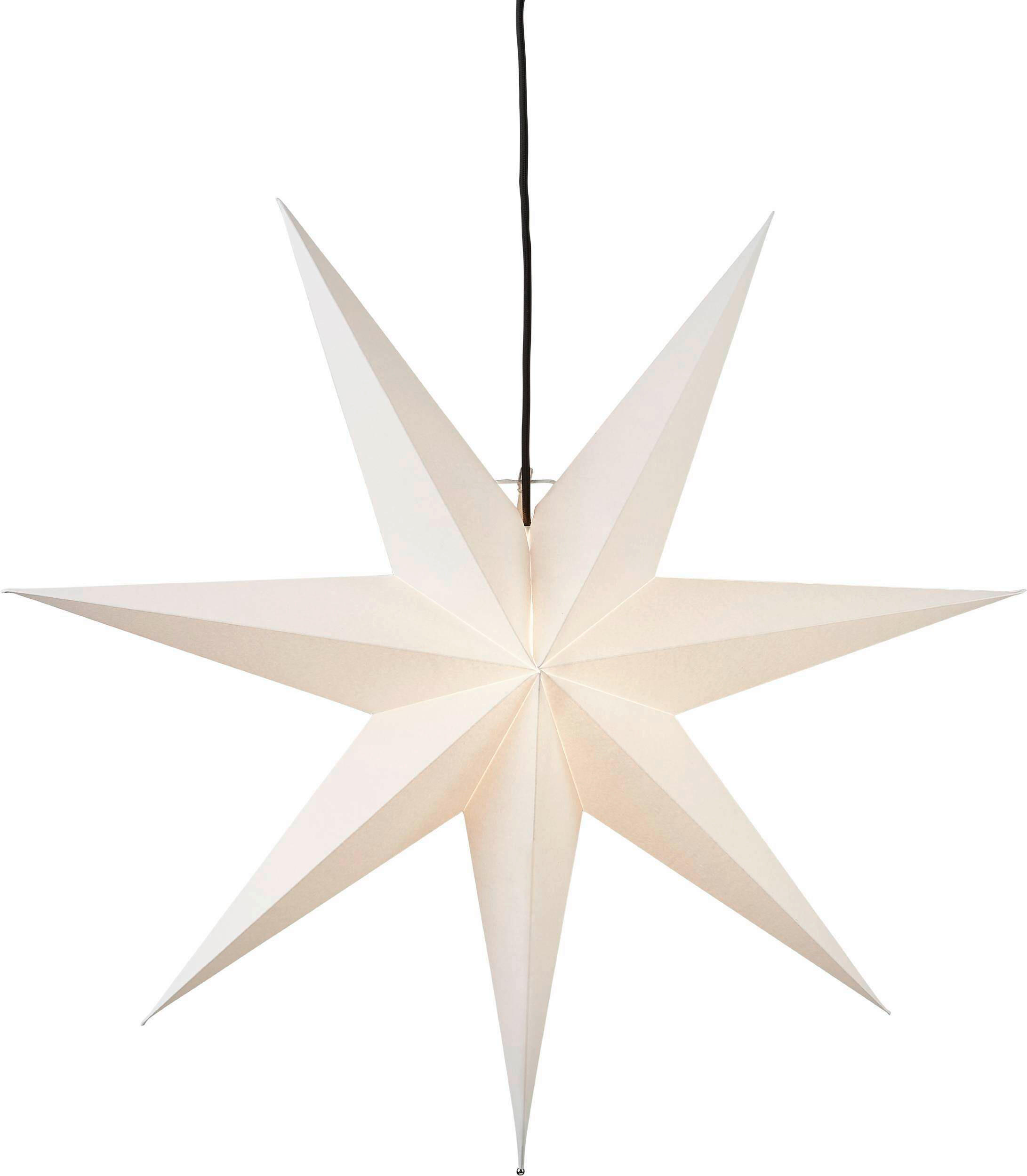 LED-DEKOLEUCHTE  70/16/70 cm    - Schwarz/Weiß, Basics, Papier/Metall (70/16/70cm) - Eglo