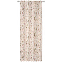 HOTOVÝ ZÁVĚS, neprůsvitné, 140/245 cm - vícebarevná/světle růžová, Konvenční, textil (140/245cm) - Esposa