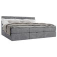 FAMILIENBETT - Schwarz/Grau, Design, Holzwerkstoff/Kunststoff (270/200cm) - Esposa