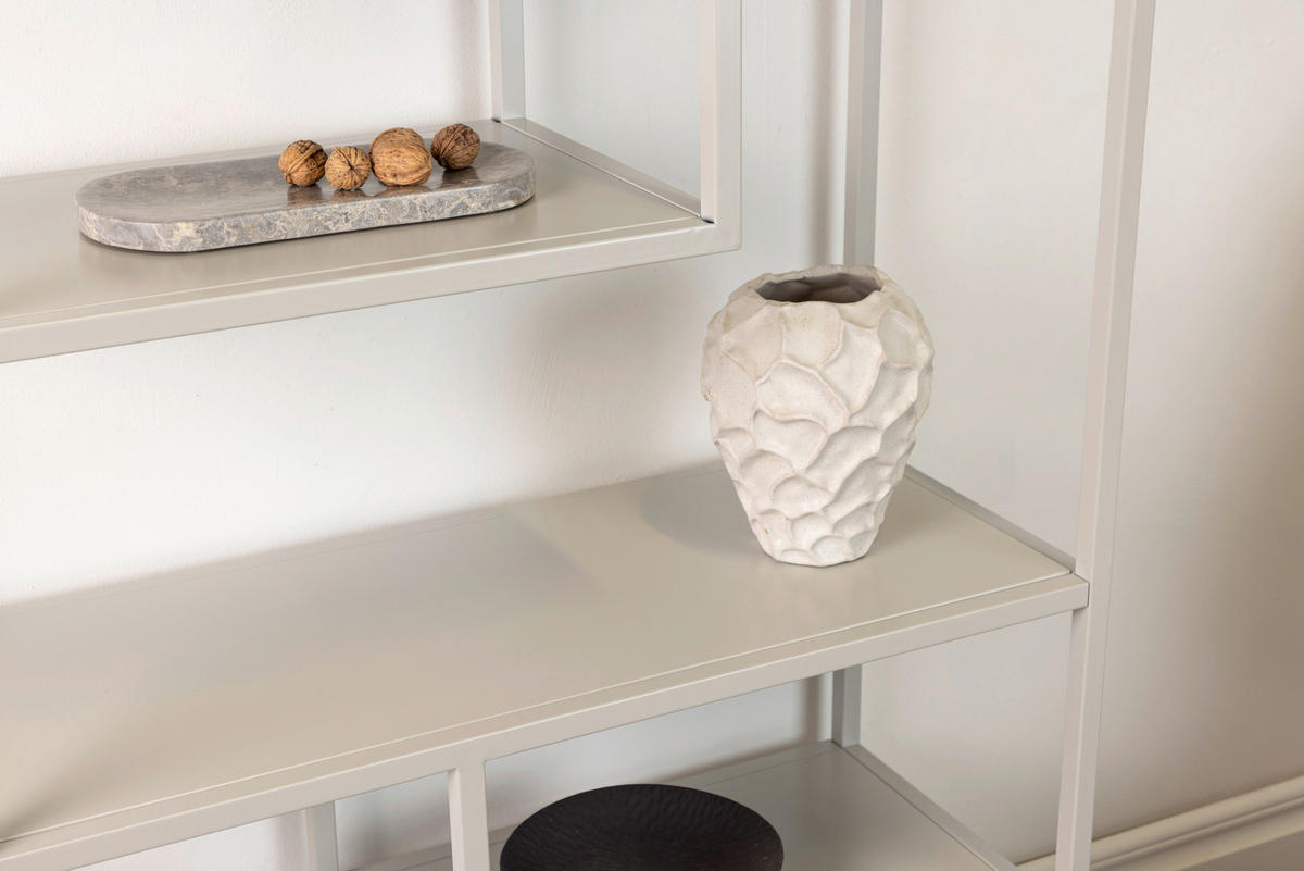BOKHYLLA i 85/188/35 cm beige  - beige, Design, metall (85/188/35cm) - Livetastic