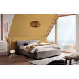 POLSTERBETT Lattenrost, Bettkasten Taupe 140/200 cm  - Taupe, Basics, Holz/Textil (140/200cm) - Xora