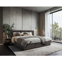 FAMILIENBETT - Schwarz, MODERN, Holz/Holzwerkstoff (240/200cm) - MID.YOU