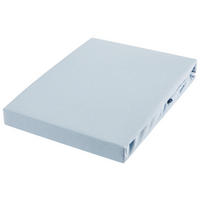 SPANNBETTTUCH Jersey  - Blau, Basics, Textil (90-100/200-220cm) - Novel