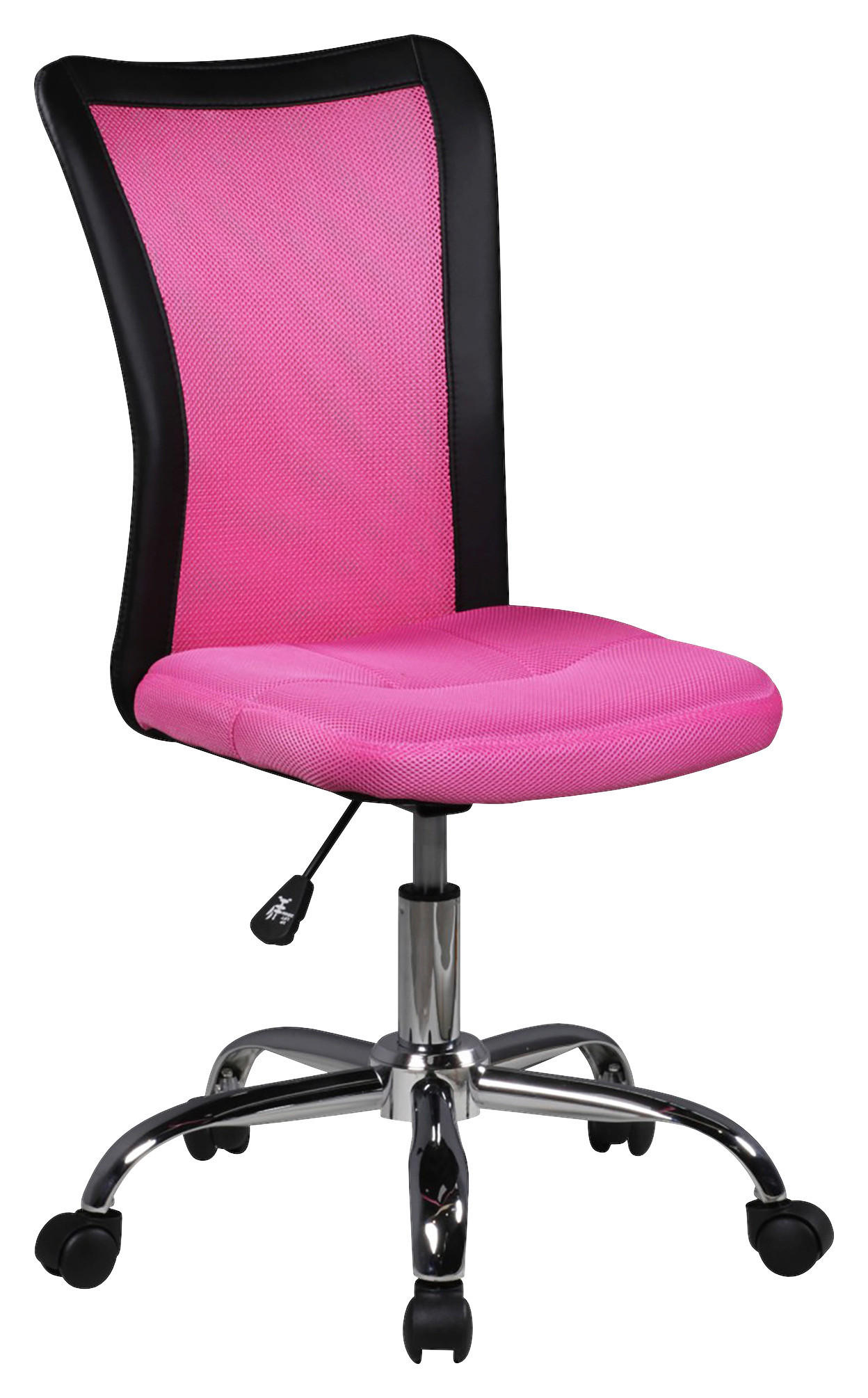OKRETNA STOLICA ZA MLADE  pink  tekstil  - pink/boje kroma, Moderno, tekstil/metal (60/100/60cm) - MID.YOU