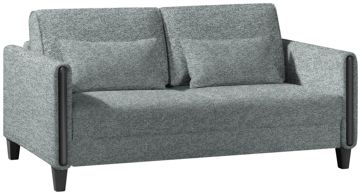 SCHLAFSOFA in Holz, Textil Anthrazit, Schwarz  - Anthrazit/Schwarz, Design, Holz/Textil (174/88/104cm) - Niels Andersson