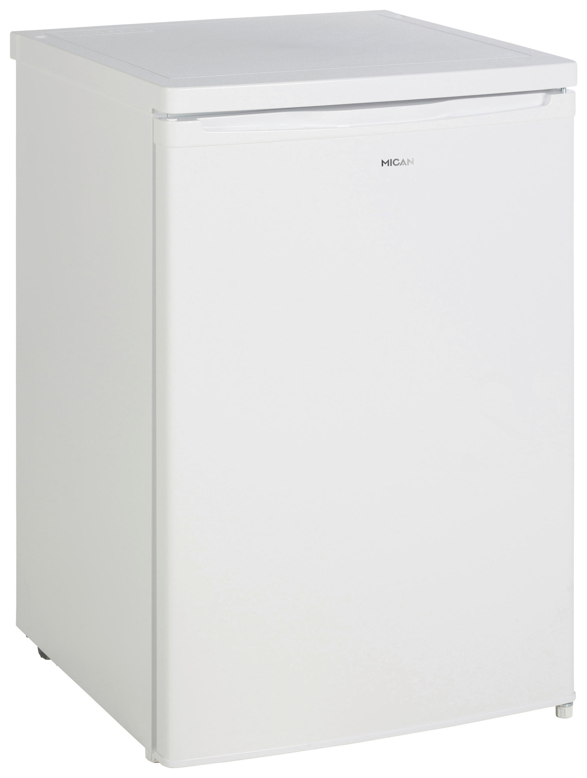 KÜHLSCHRANK 55/85/58 cm  - Weiss, Basics, Glas/Kunststoff (55/85/58cm) - Mican