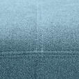 WOHNLANDSCHAFT Petrol Velours  - Chromfarben/Petrol, KONVENTIONELL, Kunststoff/Textil (198/363/150cm) - Hom`in