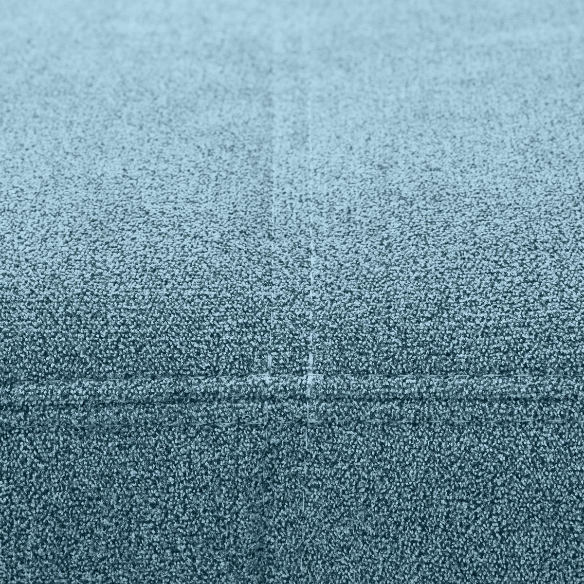 WOHNLANDSCHAFT in Velours Petrol  - Chromfarben/Petrol, Konventionell, Kunststoff/Textil (198/363/170cm) - Hom`in
