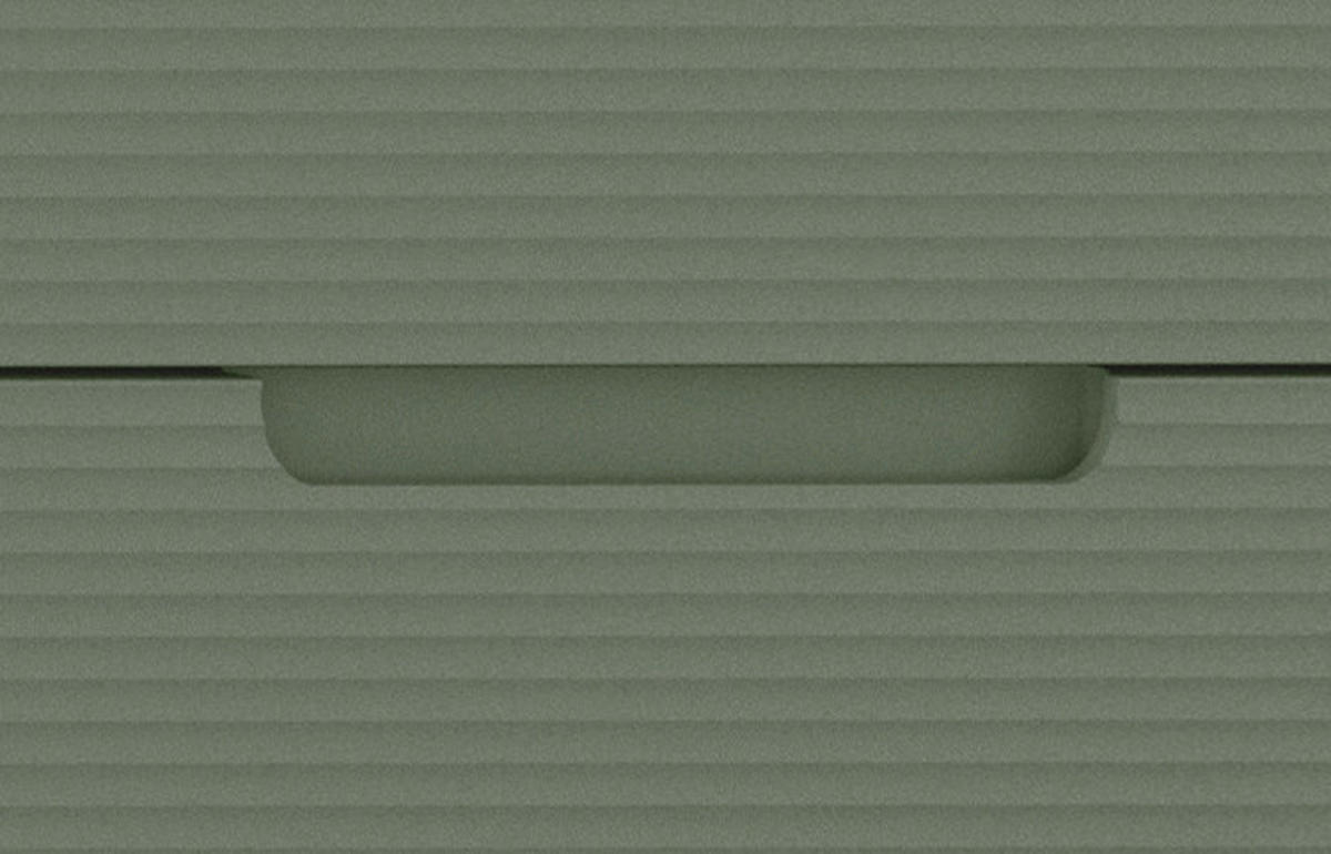 BADEZIMMER 3-teilig  in  - Weiß Hochglanz/Olivgrün, Trend, Keramik/Holzwerkstoff (80/138/46cm) - Belluti