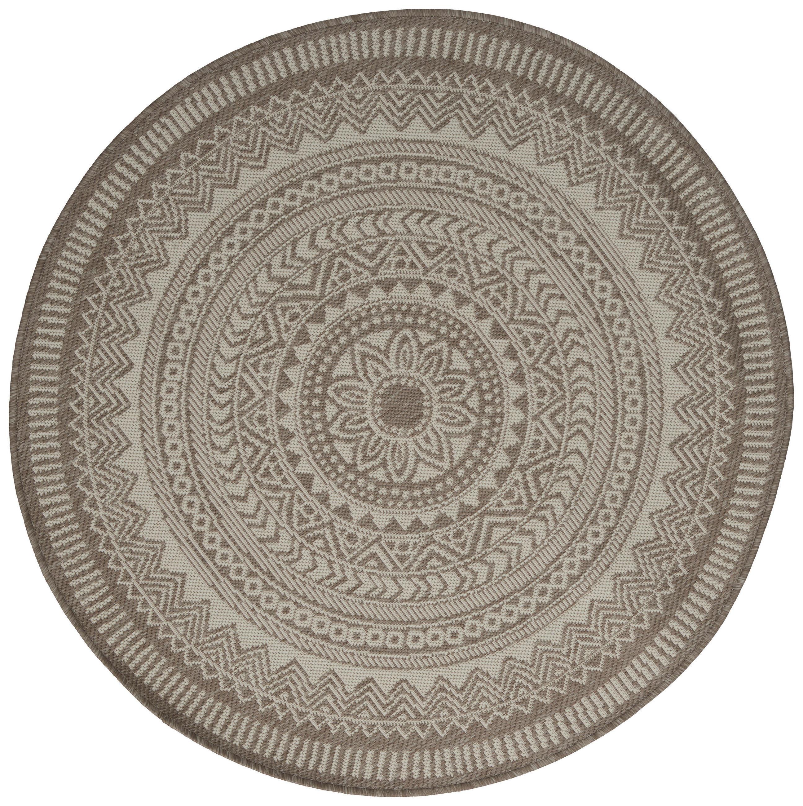 OUTDOORTEPPICH 120 cm Skara Beige  - Beige, Natur, Textil (120cm) - Novel