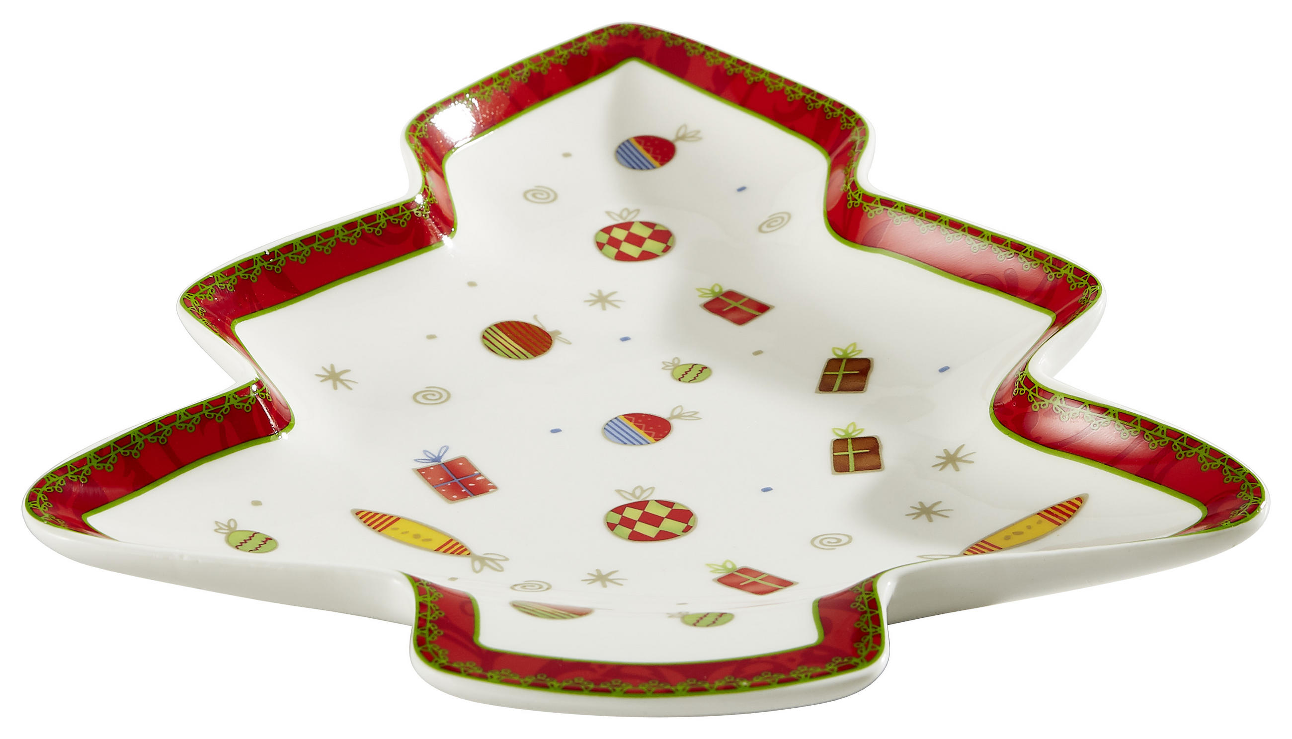 KÍNÁLÓTÁL    - többszínű, Basics, kerámia (22,86cm) - X-Mas