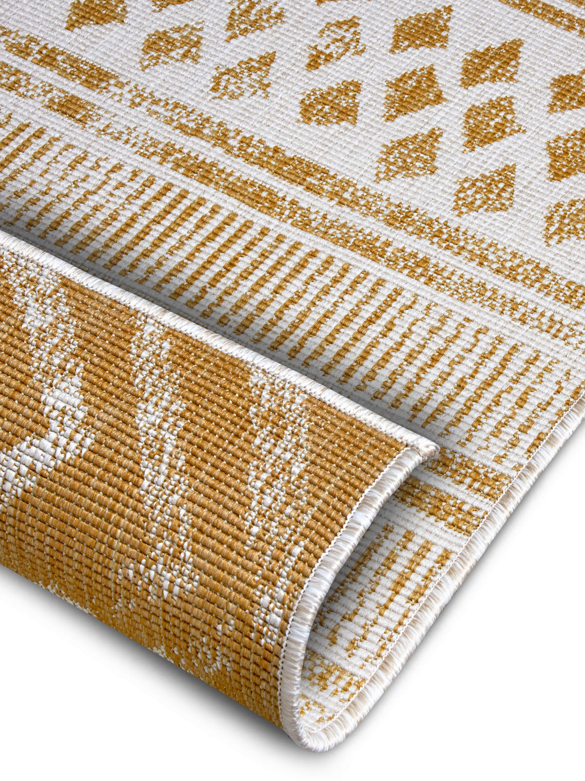 OUTDOORTEPPICH 80/150 cm Twin Supreme Honig, Creme  - Creme/Honig, Design, Kunststoff (80/150cm) - Hanse Home