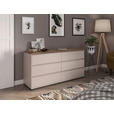 SIDEBOARD  160,1/78,9/48 cm 6 Schublade(n)  - Kaschmir/Eichefarben, Design, Holzwerkstoff/Kunststoff (160,1/78,9/48cm) - Carryhome