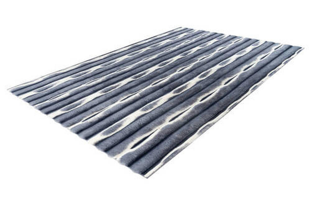 COVOR CU FIR LUNG  My Waves  - albastru, Basics, textil (200/290cm)