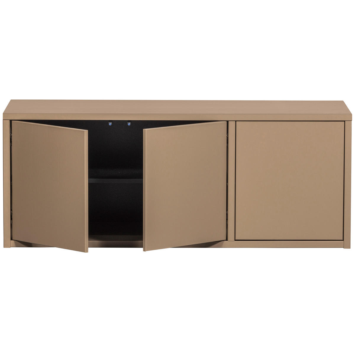 LOWBOARD Turner  in 120/47/44 cm  - Schlammfarben, Design, Holz/Holzwerkstoff (120/47/44cm) - Livetastic
